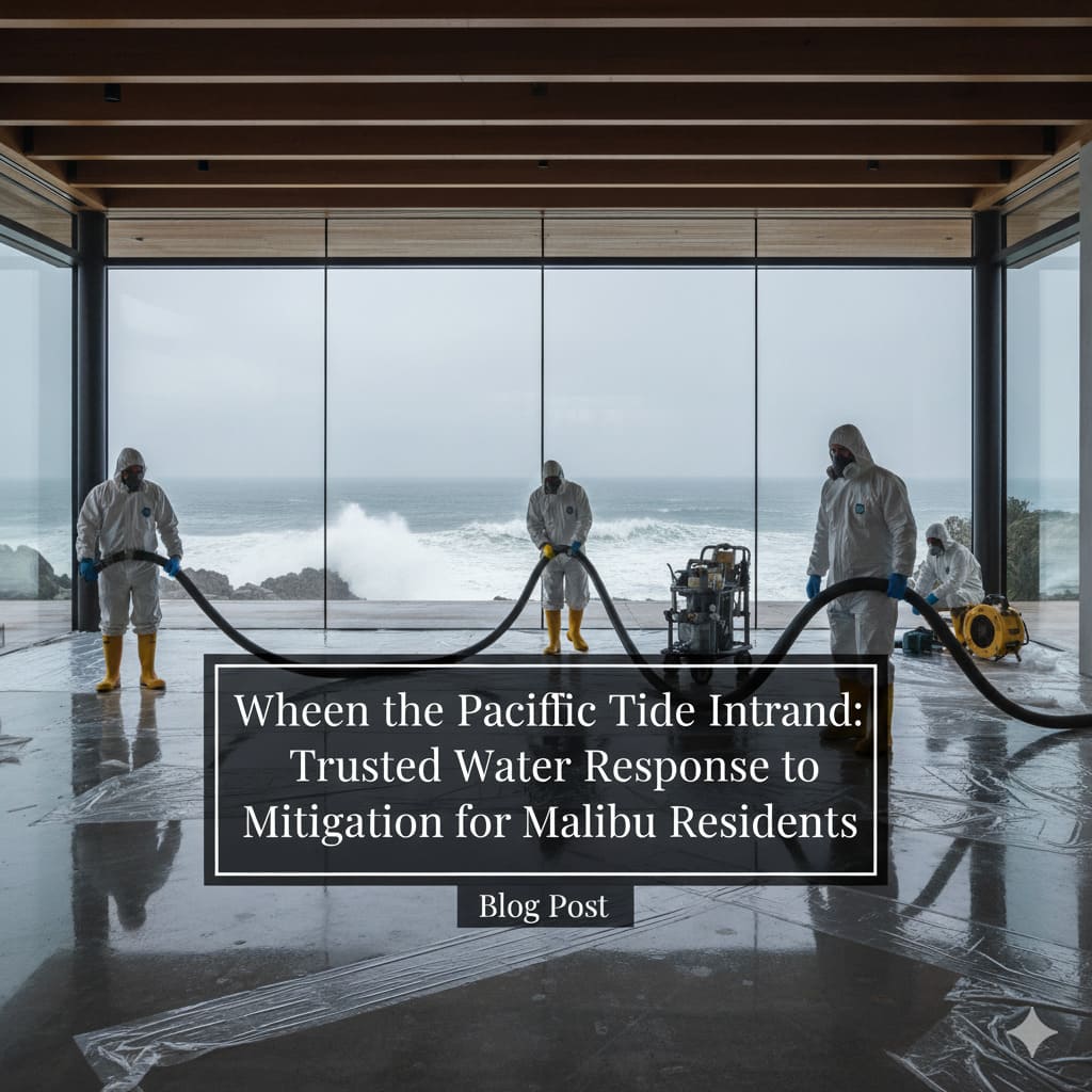 When the Pacific Tide Turns Inland: Trusted Water Damage Mitigation for Malibu Residents