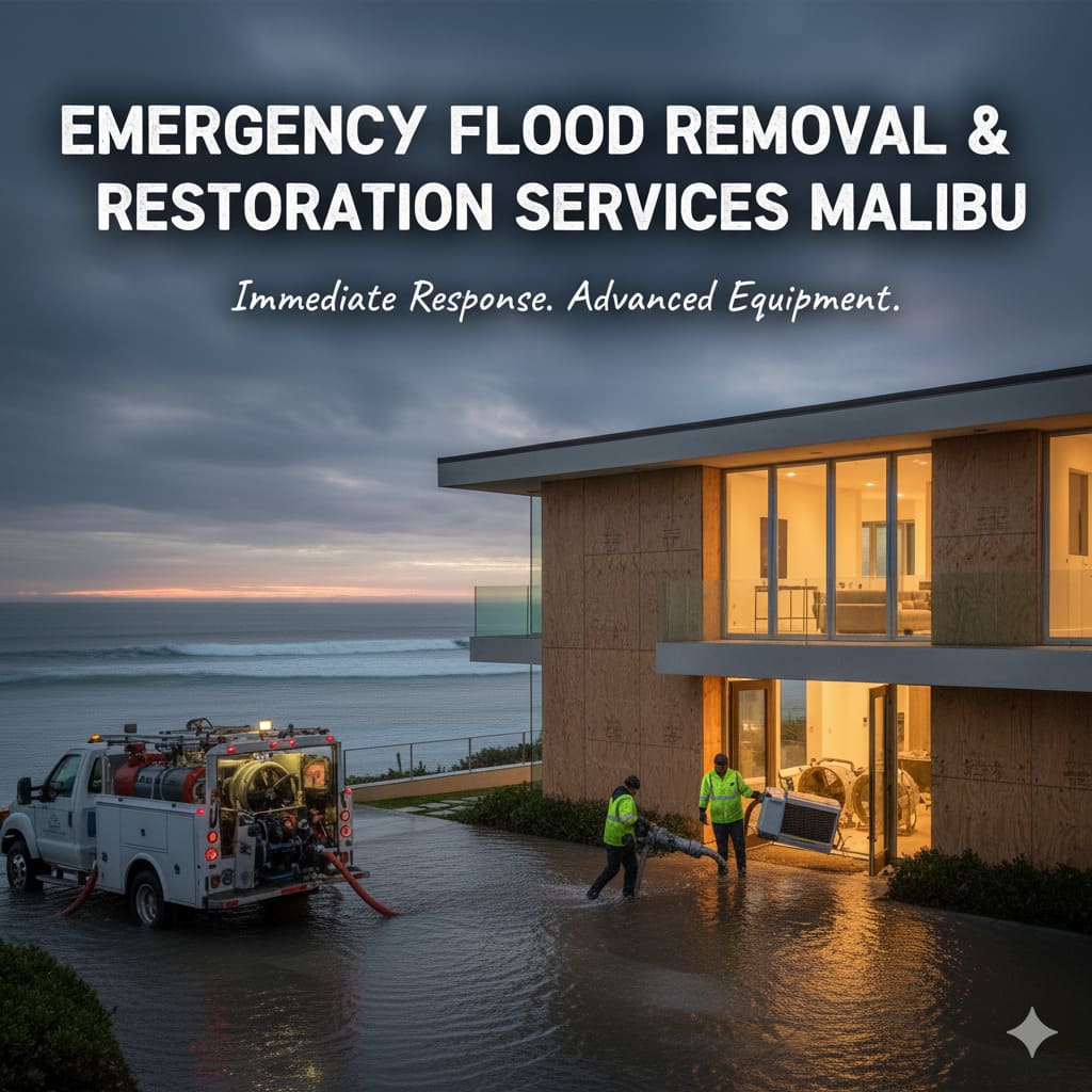 Flood Restoration & Cleanup in Malibu, CA: Your Trusted Local Experts